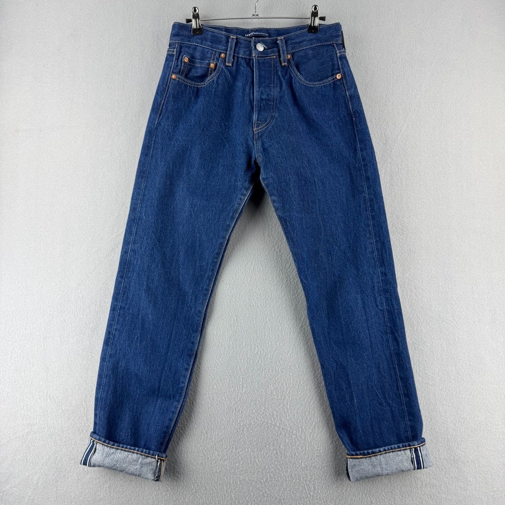Levis Made & Crafted Jeans Mens 29x32 (Fits 28x29) Selvedge Denim 80s 501‎